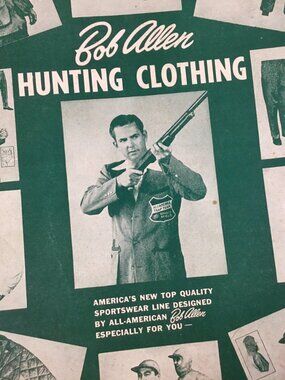 Vtg Bob Allen Thermal Quilted Hunting Clothing Set Insulated USA Pants Jacket XL